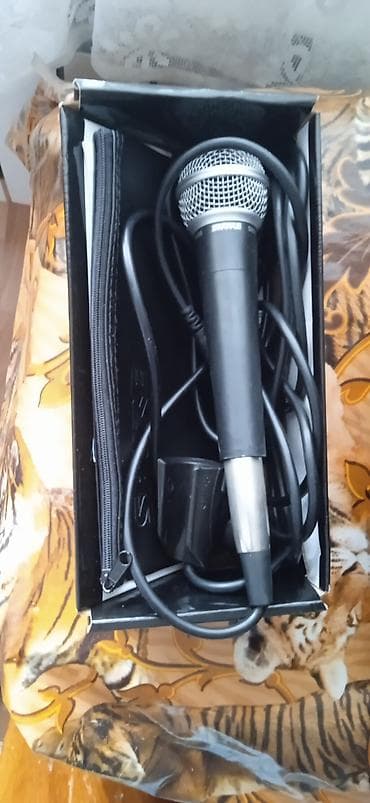 karaoke mikrafon: Shure SM58 dinamik vokal mikrofonu – əfsanəvi kardioid yönlü nümunə — 1