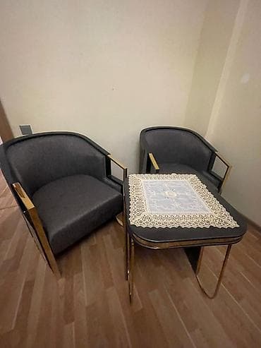 qara perde: Qonaq otağı və yemək otağı mebel dəsti Tərkib: - Yemək masası və 6 — 6