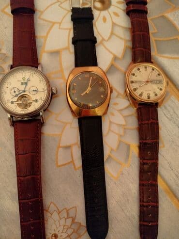 gizil saat: İşlənmiş, Qol saatı, Orient, rəng - Qızılı — 7