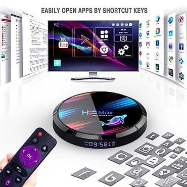 teve box: Yeni Smart TV boks 4 GB / 32 GB, Android, Ünvandan götürmə, Ödənişli çatdırılma, Rayonlara çatdırılma — 3