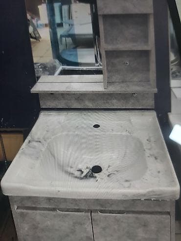 mini tablolar: Hamam ve Metbex üçün moyka. - Material: mərmər naxışlı daş-kompozit — 10