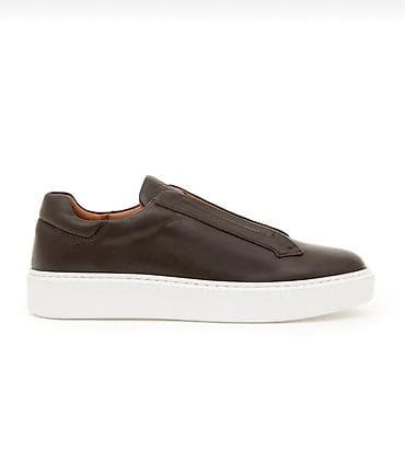 U.S. Polo Assn. kişi slip-on idman ayaqqabısı - Rəng: tünd qəhvəyi