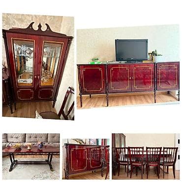 reception masa: İşlənmiş, Servant, Komod, Masa və oturacaqlar, Rumıniya — 1