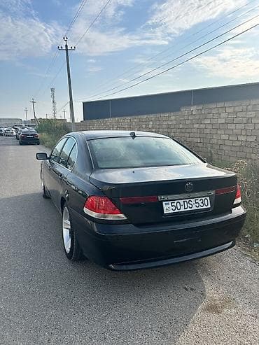 2 9 mator: BMW 7 Series (E65) sedan - Kuzov: qara rəng, 4 qapı, geniş salon - — 3