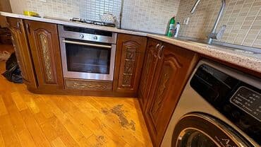 мебель для кухни: Mətbəx mebeli dəsti – tam komplekt - Material: massiv ağac görünüşlü — 14