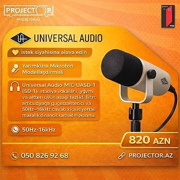Digər auditexnika: Yeni Simli Mikrofon Ödənişli çatdırılma — 1