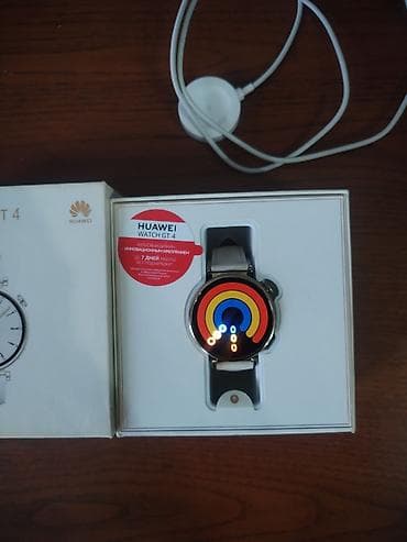 smart saat dt7: İşlənmiş, Smart saat, Huawei, Sensor ekran, rəng - Ağ — 4