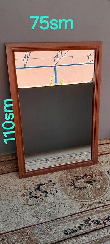 ev boyalari: Güzgü Divar üçün, Düzbucaqlı, Sadə, Çərçivə ilə — 3