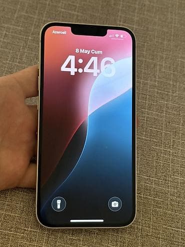 IPhone 13, 128 GB, Ağ, Face ID