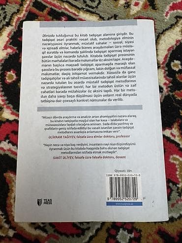 bas gitara: Məhsul: Kitab – “Tədqiqat metodları: Sosial elmlər və biznes — 2