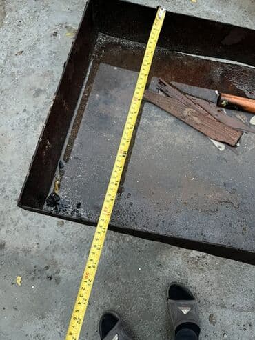 Quruducular: Metall manqal/şiş kabab üçün soba - Material: qalın metal sac — 2