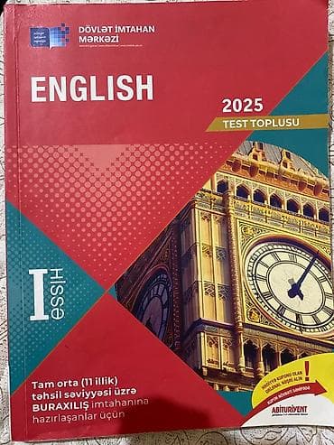 Məhsul: “English – Test Toplusu 2025”, I hissə Nəşriyyat/İnstitut — 1