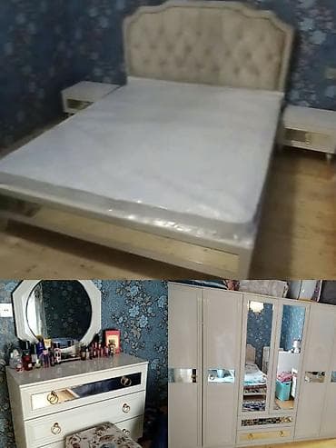 Yataq desti madeyranindi, dolab 6 qapili (tək təkdə satilir) 550azn