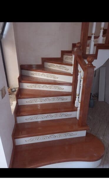 taxta pilləkanlar: Yeni Pilləkən məhəccəri, Taxta, Rayonlara çatdırılma — 5