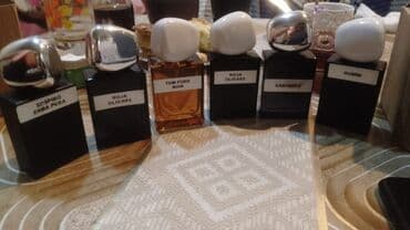 Ətriyyat: Məhsul: Niş və selektiv ətir kolleksiyası (şüşə ətirlər) Xanim ətirlər — 1