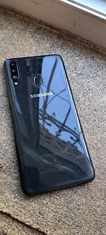 buklet capı: Samsung Galaxy A20s, 32 GB, rəng - Qara, İki sim kartlı — 4