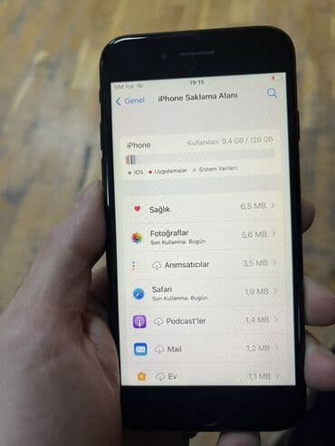 iphone 7 qiymeti lalafo: IPhone 7, 128 GB, Qara, Barmaq izi — 5