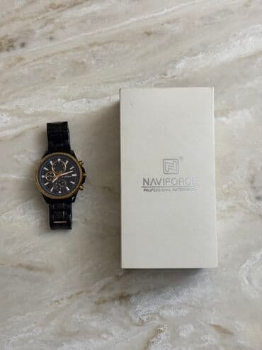 oğlan sepləri: İşlənmiş, Qol saatı, NaviForce, rəng - Qara — 3