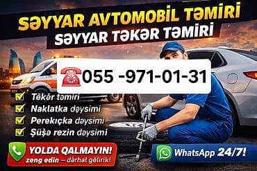 Səyyar Təkər Təmiri Bakı | 24/7 Səyyar Avtomobil Təmiri | Təcili