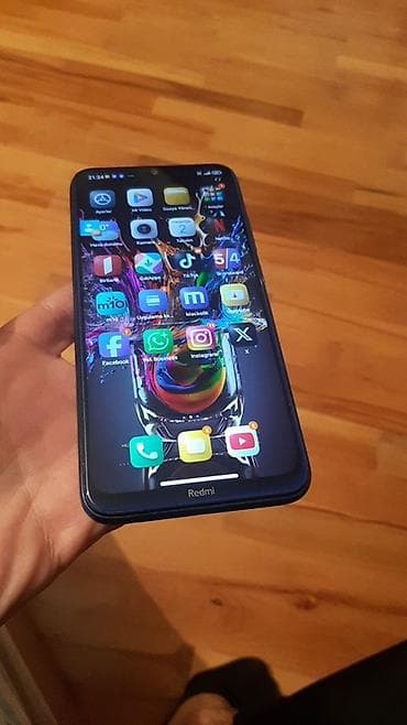 samsung note 20 ekran: Redmi Note 8, 64 GB, rəng - Göy, Sensor, Barmaq izi, Face ID — 2