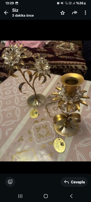 2 ededi 50 AZN. 24K qızıl örtüklü "Crystal Temptations" Spectra