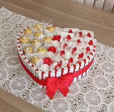 шоколад: Kinder buketleri,kinder sebetleri,kinder boxlar sifarisle — 3