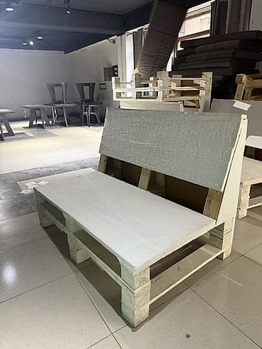 paletdən mebel: Divan, Açılmayan, Bazasız, Parça, Çatdırılma yoxdur — 1