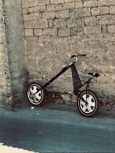 трехколесный велосипед для взрослых в баку: Unikal dizayna malik uzun şassili velosiped - Çox uzadılmış ön çəngəl — 1