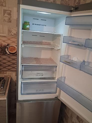 tv alanlar: 2 qapılı Samsung Soyuducu Satılır, rəng - Gümüşü — 2