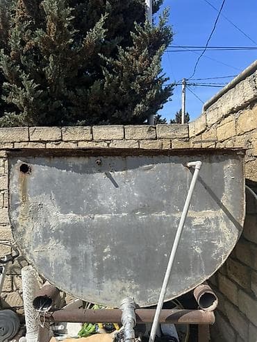 Yeraltı su çəni və lyuk qapağı - Material: beton korpus, üst hissə — 6