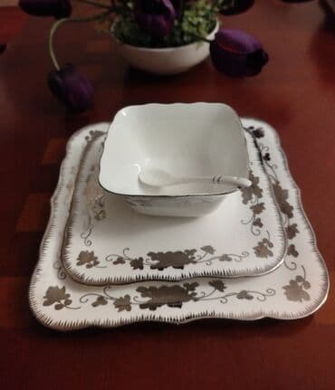 cex fara: Nahar dəsti, rəng - Ağ, Farfor, 12 nəfərlik — 4