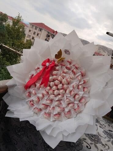 Şokolad və konfet buketləri – hədiyyə kompozisiyaları Məhsulun