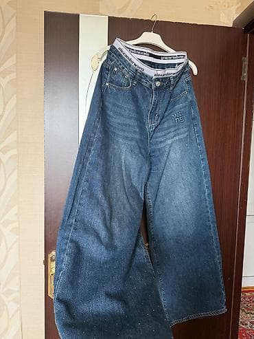 Şalvar, Alexander McQueen, L, rəng - Göy — 2
