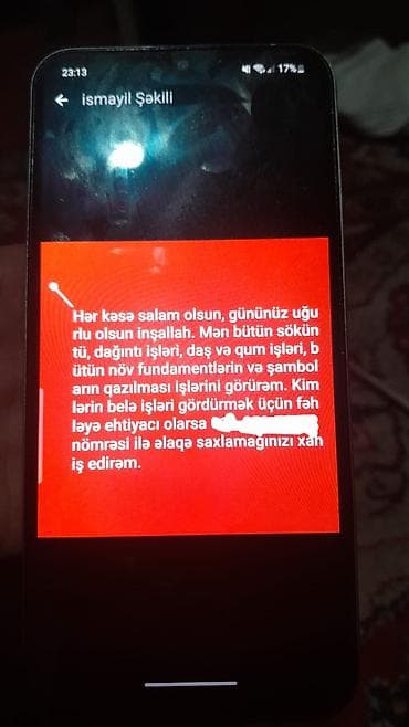 ev temizleyirem: Xidmət: Söküntü, dağıntı və torpaq işləri Təsvir: - Bütün növ söküntü — 2