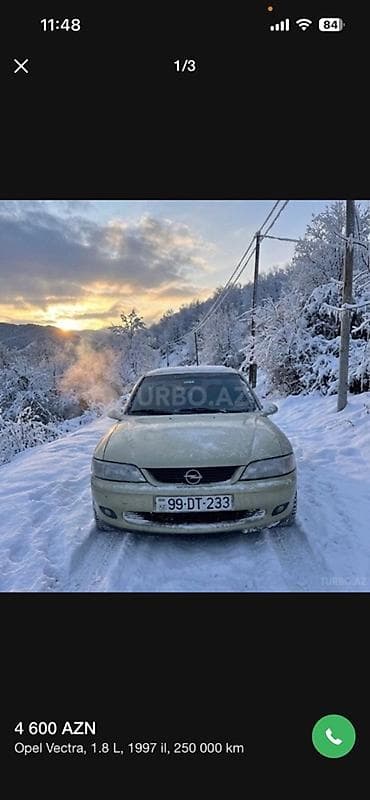 Opel Vectra: 1.8 l | 1997 il 250000 km Sedan