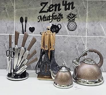 cerez qablari: Mətbəx üçün tam uyğunlaşdırılmış dəst – dörd rəngdə (boz, bənövşəyi — 5