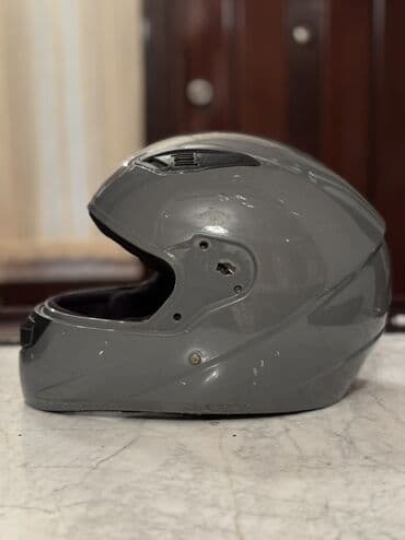 dəbilqe: Tam üzlü moto dəbilqə — boz rəng - Korpus: tamüzlü (full-face) — 4