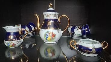 çay servis: Çay dəsti, rəng - Ağ, Farfor — 4