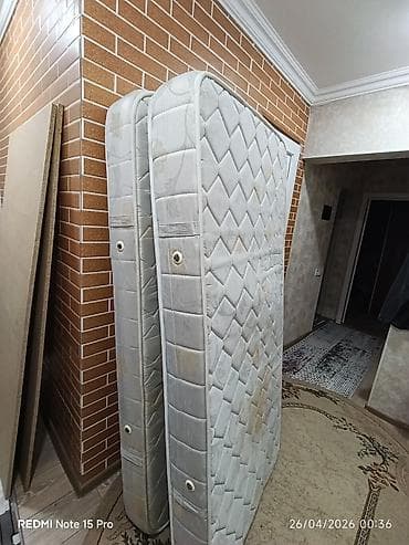 Çarpayılar: Təknəfərlik çarpayı, Bazalı, Matras ilə, Siyirməsiz — 2