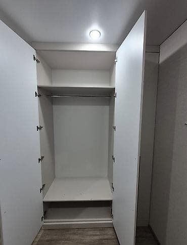 cut kravatlar: 4 qapılı, Boz, Digər material, Açılan, Düz dolab — 5