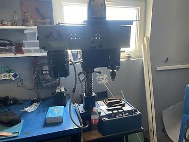 Alətlər: Sütun tipli dəzgah 2М112 – qazma/frezeleme üçün - Güclü elektrik — 2