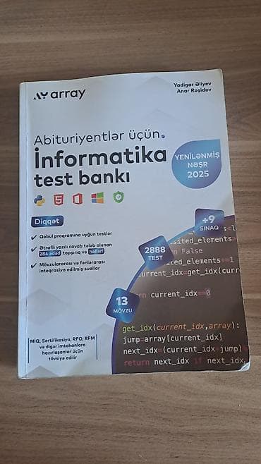 İnformatika 11-ci sinif, Ünvandan götürmə — 1