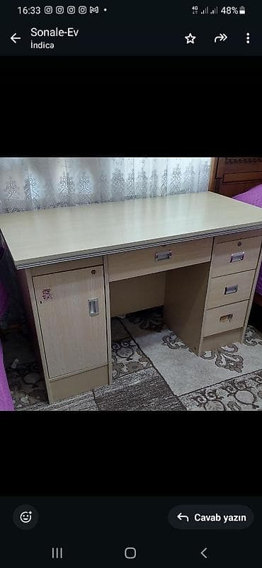 Kompüter masası, İşlənmiş, Kvadrat masa