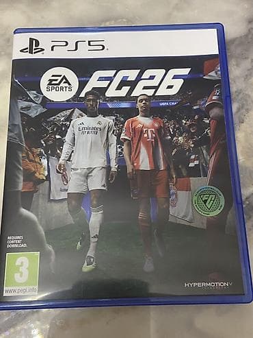 Видеоигры и приставки: Az İşlənmiş FC26 - Platforma: PlayStation 5 - Disk formatı: Ultra — 3