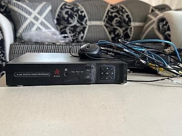 Видеонаблюдение: Tam təhlükəsizlik kameraları dəsti Tərkibi: - 4 ədəd dome tipli CCTV — 3