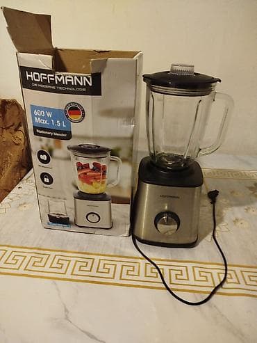 Blenderlər: Hoffmann stasionar blender - Güc: 600 W - Maksimal tutum: 1.5 L - — 1