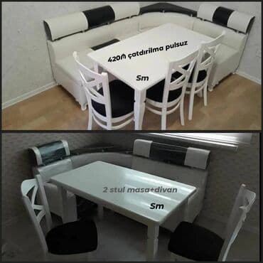 mətbəx ucun divan: Dördbucaq masa, Mətbəx üçün, Zəmanətli — 4