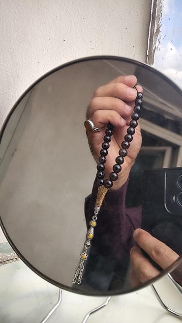 rayban meta: Qranat daşından hazırlanmış təsbeh - Muncuqlar: dairəvi, cilalanmış — 2