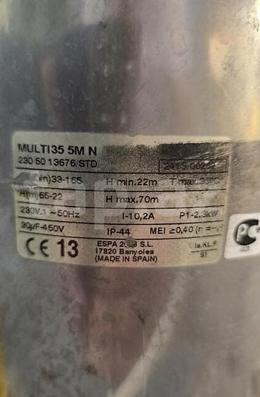 dəmir su çən: Nasos, Suvarma üçün, quraşdırılma Səthi — 3