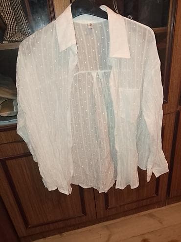 gt 2: Ağ rəngdə iki hissəli qadın üst geyimi dəsti - 10m Dəst: 1) qısaqol — 4